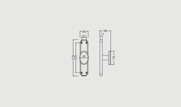 Maniglie Decor Foglia 98 25